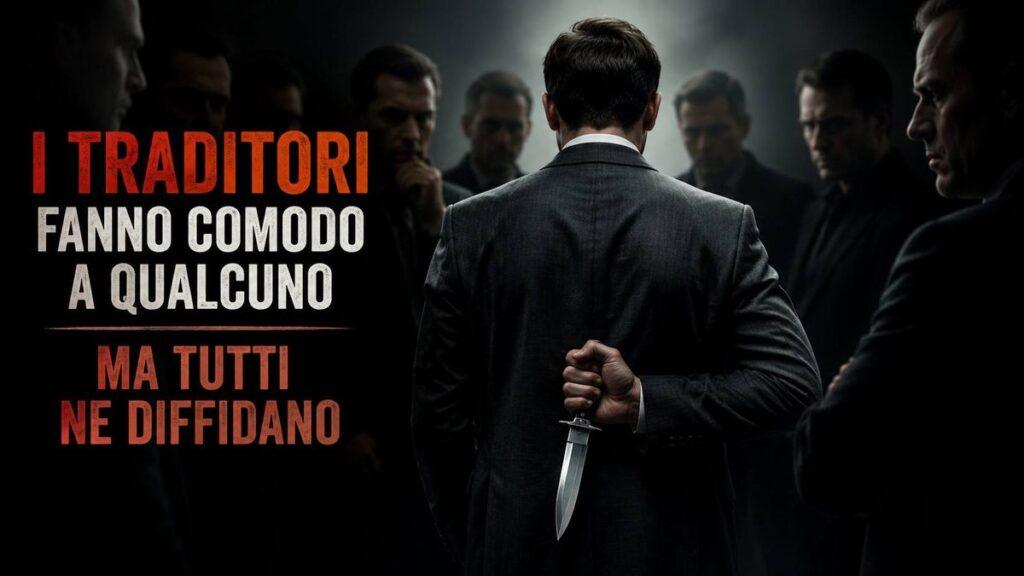 I traditori fanno comodo a qualcuno ma tutti ne diffidano