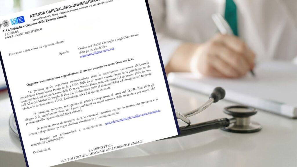 Medico sotto attacco - richiamata per aver espresso opinione