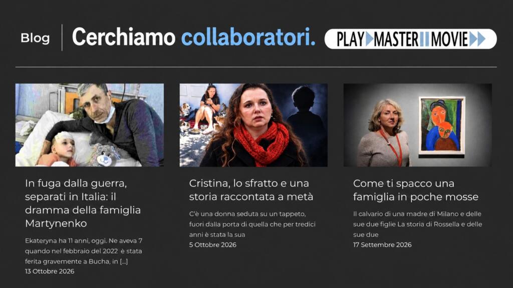 Cerchiamo collaboratori storie e reportage
